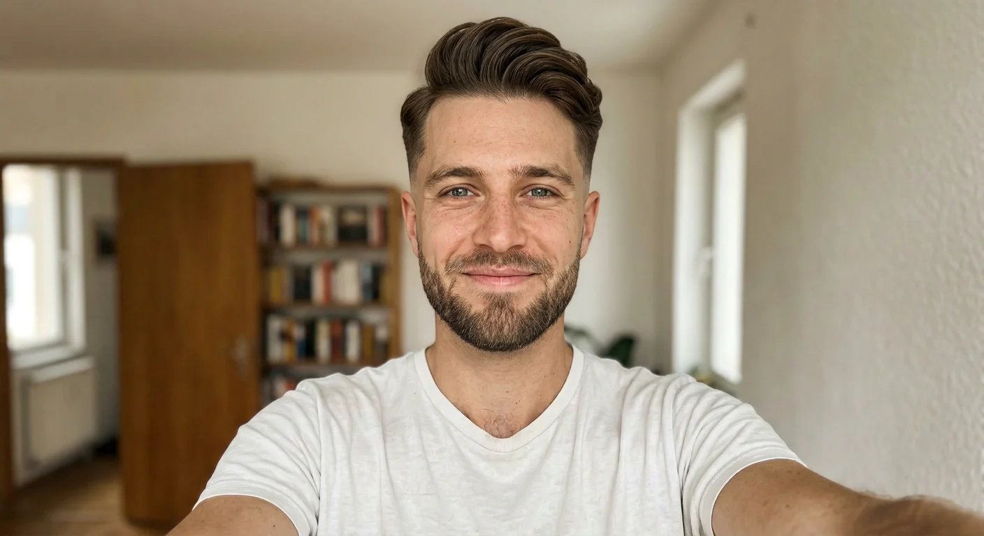 After AI hairstyle transformation