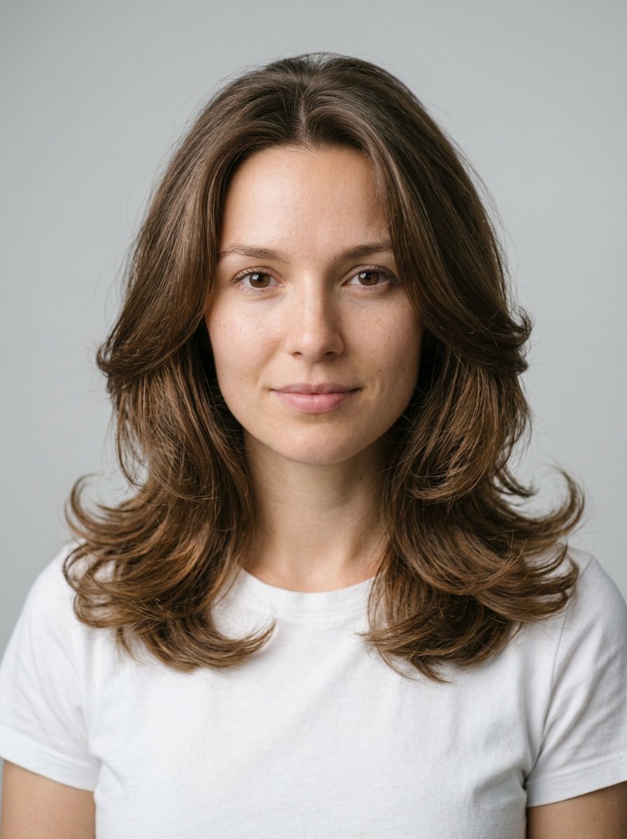 90s Blowout hairstyle style