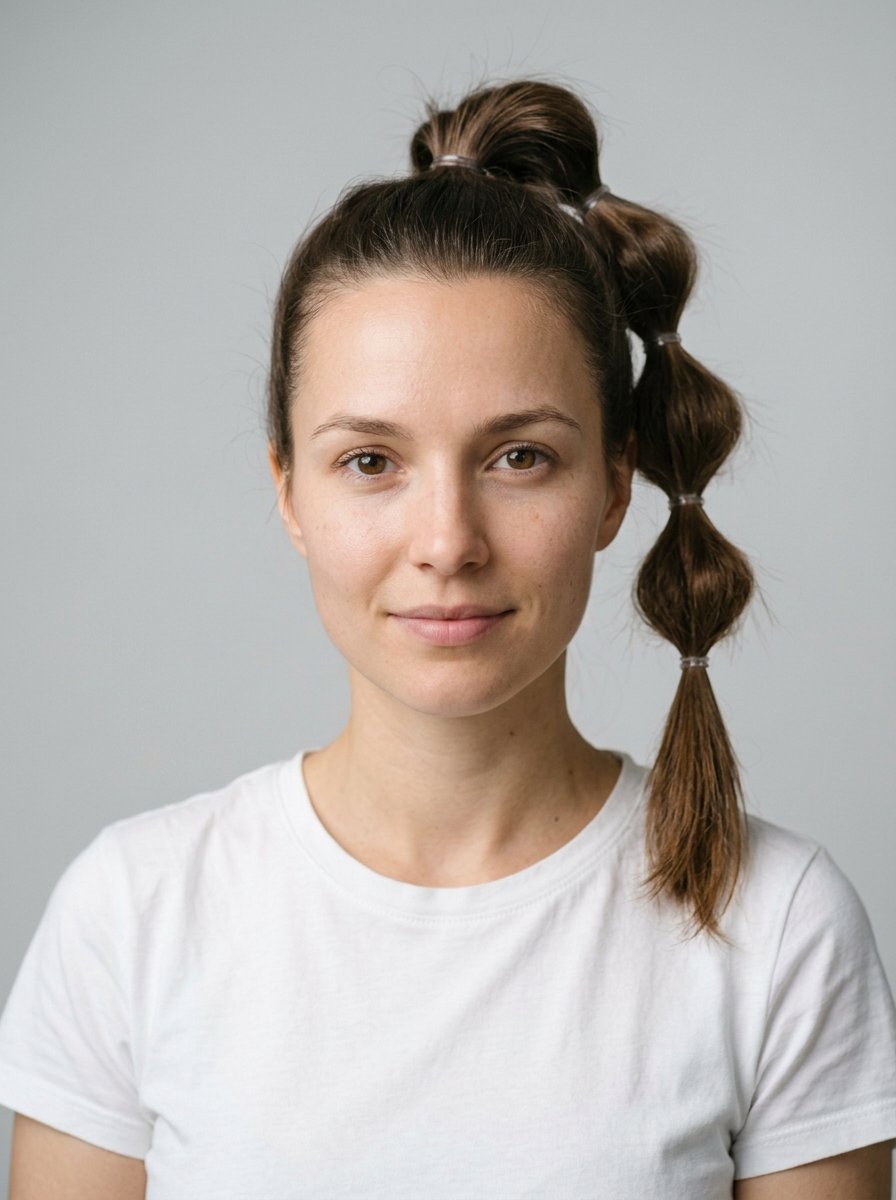 Bubble Ponytail hairstyle style