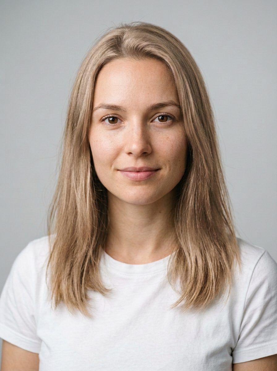 Creamy Beige Blonde color style
