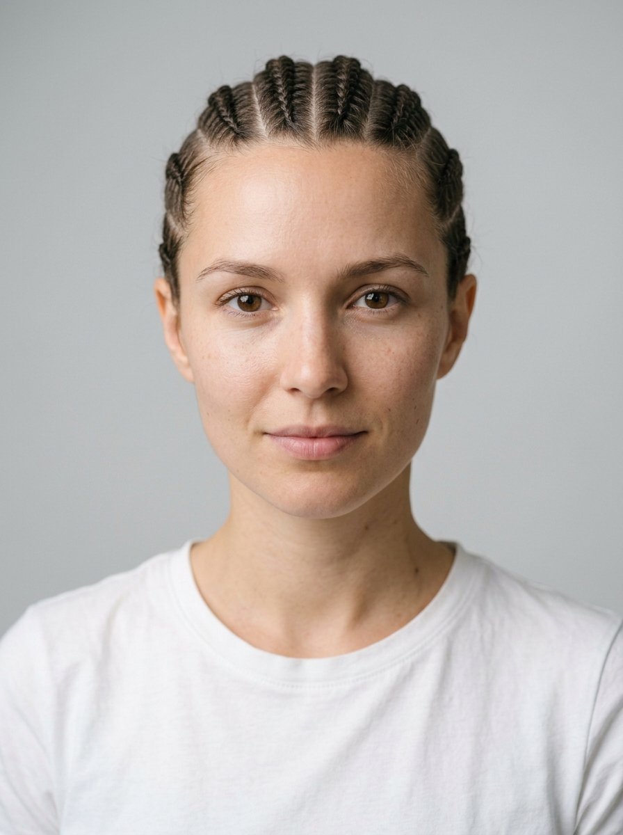 Cornrows hairstyle style