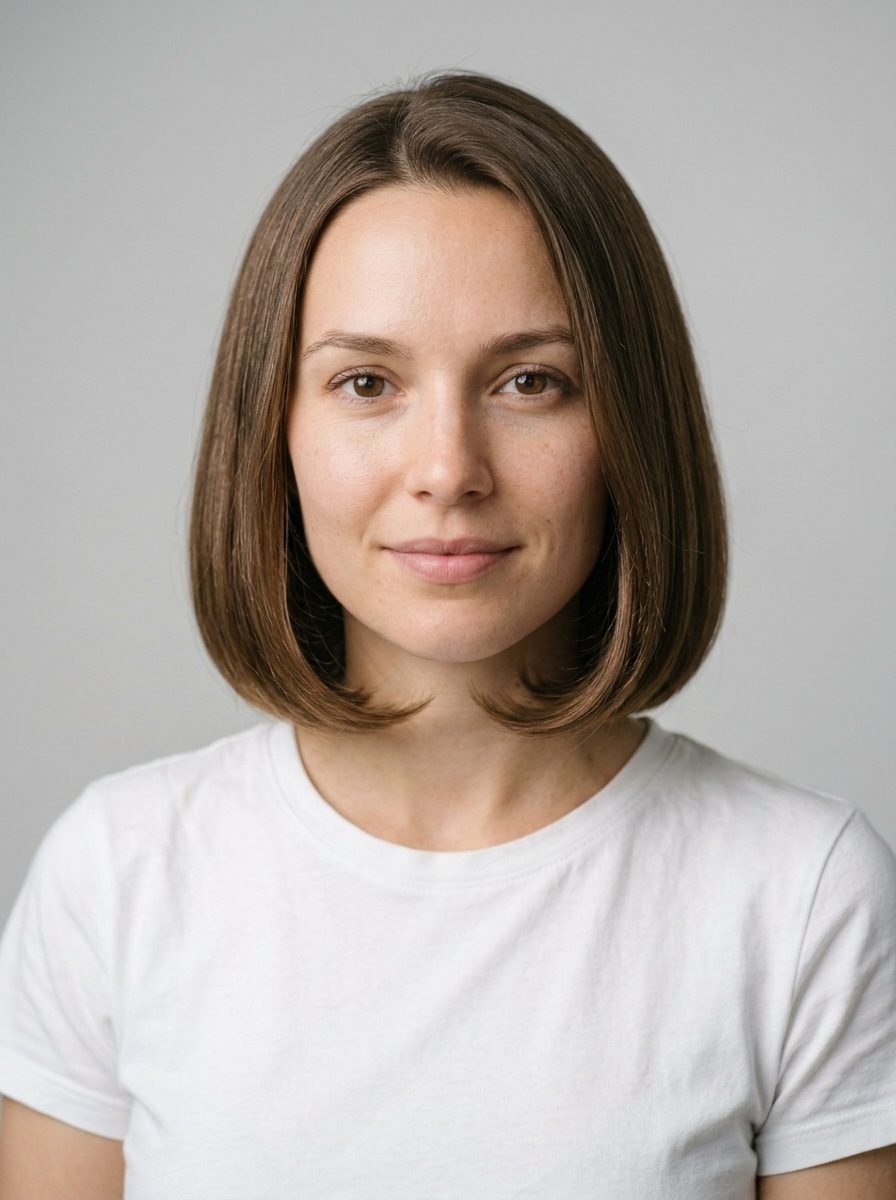 Curved Bob hairstyle style