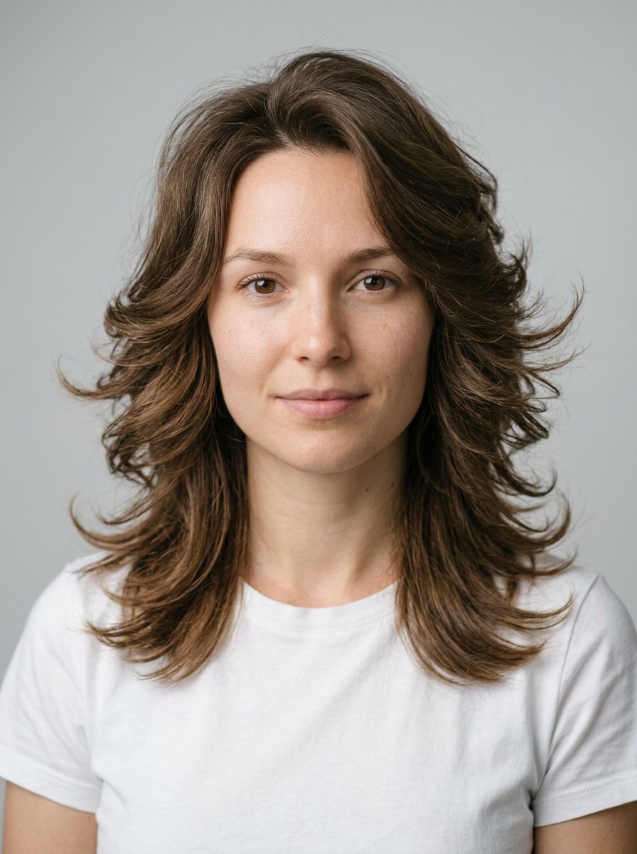 Feathered Layers hairstyle style