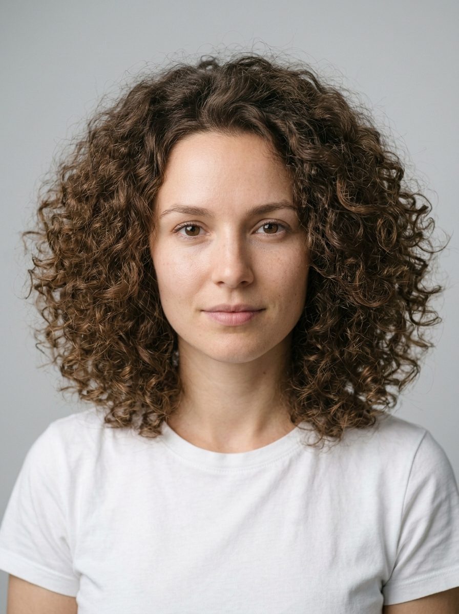Halo Curls hairstyle style