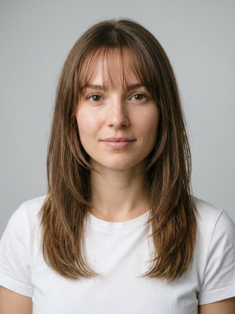 Layered with Bangs hairstyle style