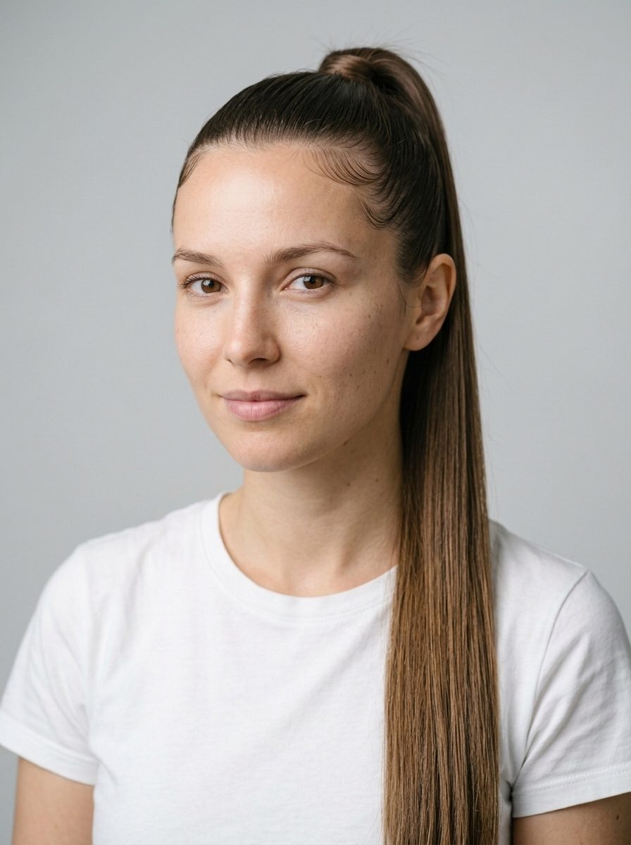 Snatched High Ponytail braids style
