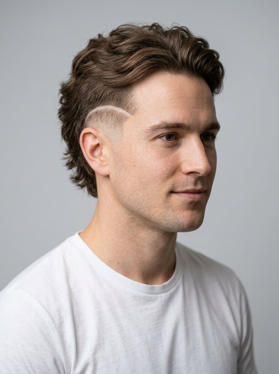 Burst Fade hairstyle style