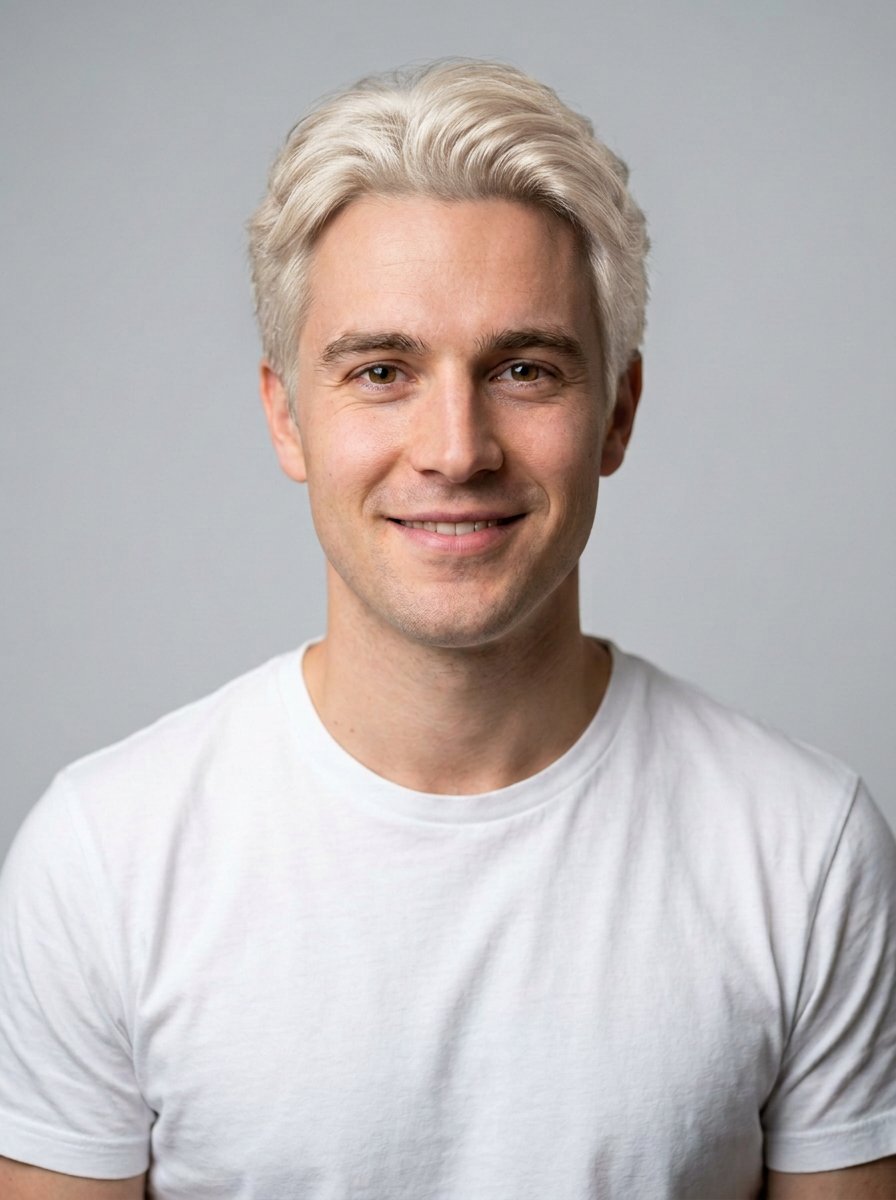 Platinum Blonde color style