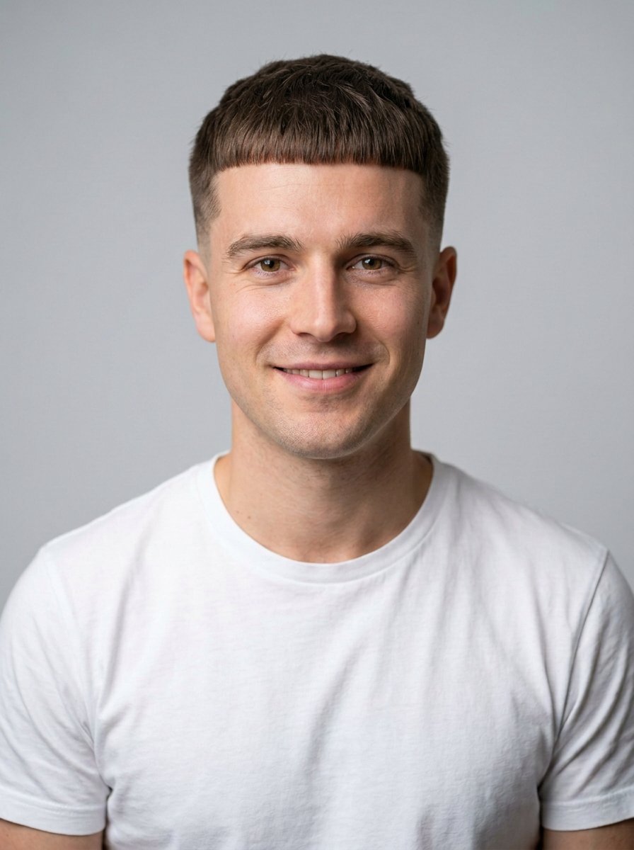 French Crop hairstyle style