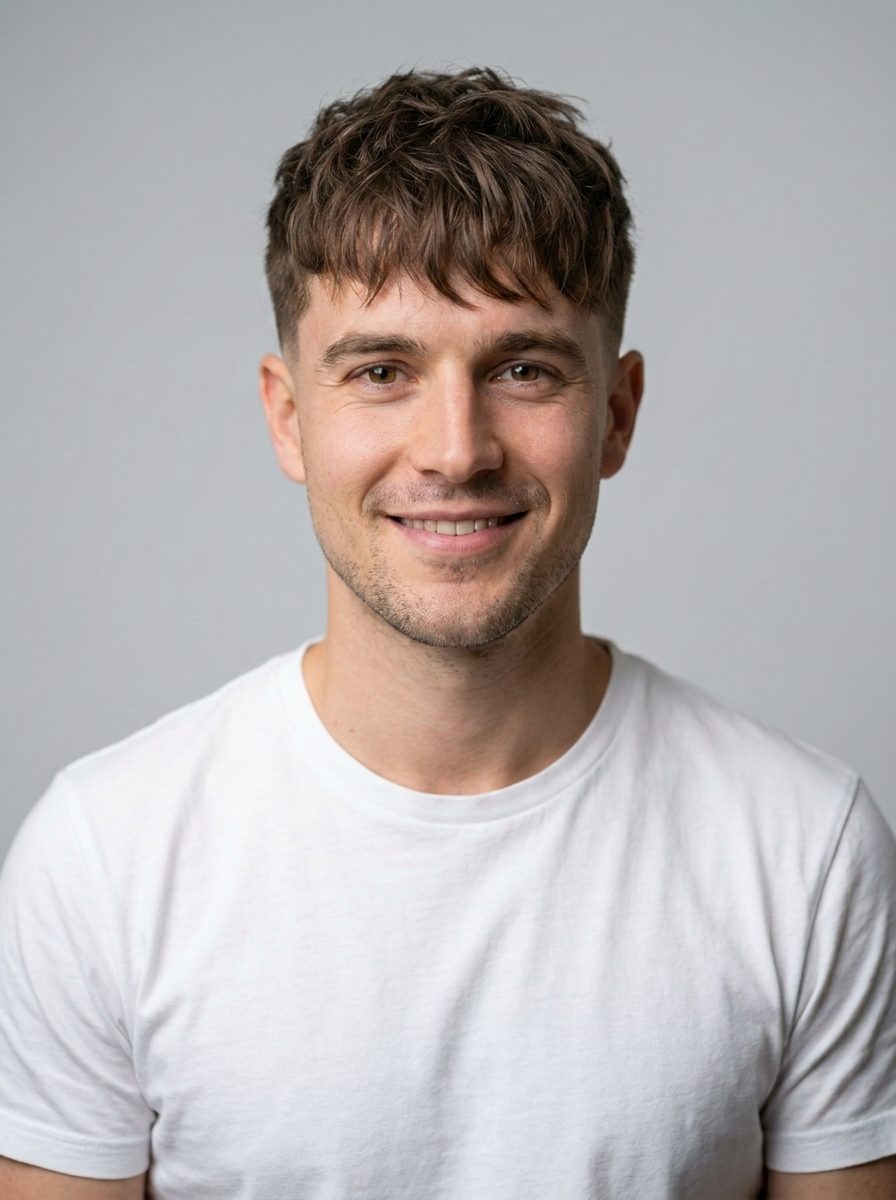 Textured Fringe hairstyle style