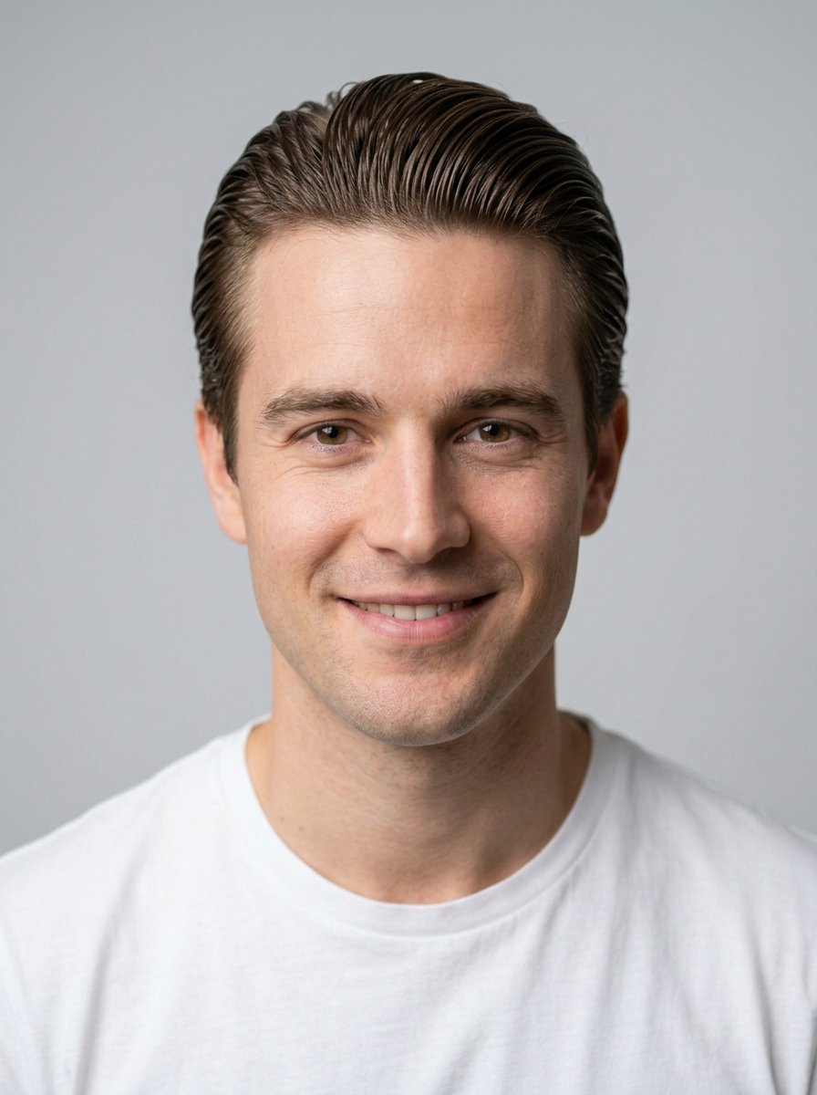 Wet Look hairstyle style